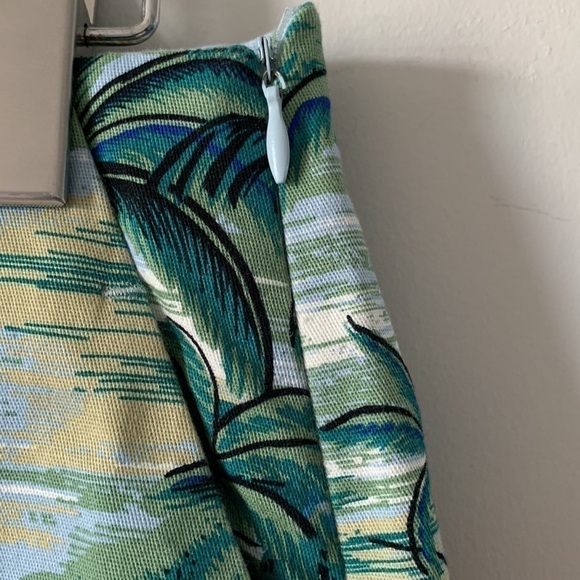 Zara Summer Hawaiian Tropical Cotton Dress Shorts Size Small - Picture 10 of 16